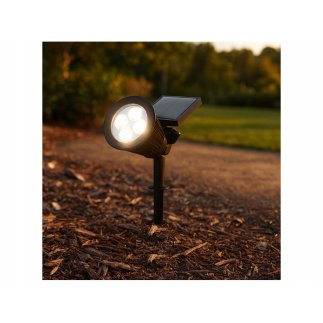 Verk Group Ηλιακό Φωτιστικό Κήπου με 4 LED και Αισθητήρα Λυκόφωτος με 3 Λειτουργίες Φωτισμού 5907451379479