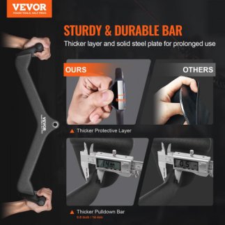 VEVOR Λαβή V-bar για Τρικέφαλους και Λάτ Πουλντάουν για Οικιακό Γυμναστήριο JSPJVXXLGJJKSV158V0