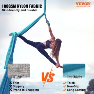 Σετ Αιώρας Γιόγκα VEVOR, 5μ, Μπλε DCK5X28MQZSC268B2V0
