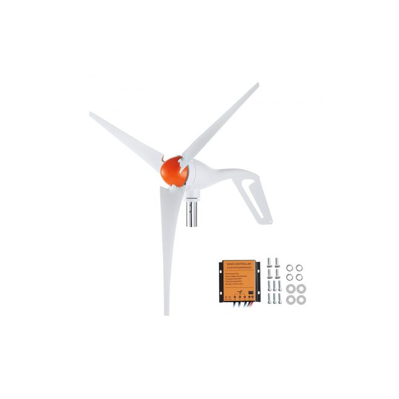 Σετ Ανεμογεννήτριας VEVOR 500W 12V με 3 Πτερύγια & MPPT Ελεγκτή FSSFLWLFDJ40F58LIV9