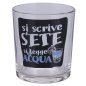 Galileo Σετ 6 ποτήρια νερού από γυαλί 270 ml Si scrive si legge 5915460