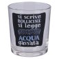 Galileo Σετ 6 ποτήρια νερού από γυαλί 270 ml Si scrive si legge 5915460