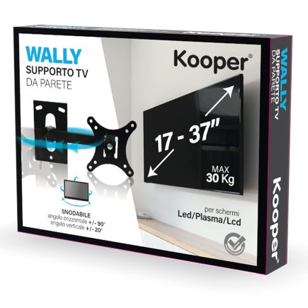 Kooper Επιτοίχια βάση τηλεόρασης LCD 1737 από σίδερο Kooper 5905618