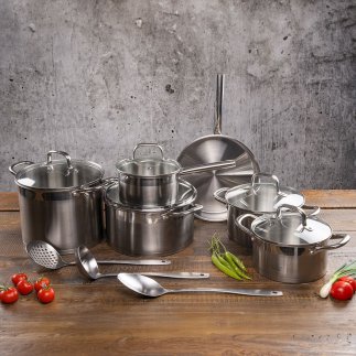 Galileo Σετ 15 Τεμαχίων Inox SChef από ανοξείδωτο ατσάλι 180 5919164