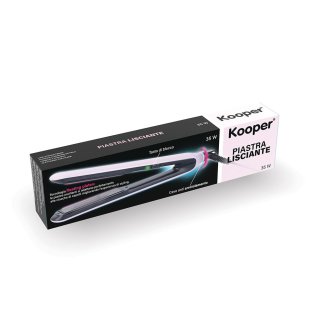 Kooper Ισιωτική συσκευή μαλλιών 35 W σε πολυαμίδιο με κεραμικές πλάκες σε λιλά χρώμα Kooper 5902549