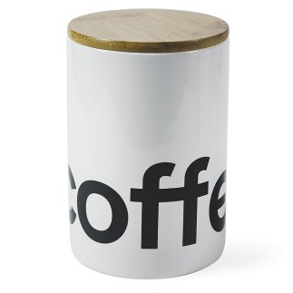 Villa D'Este Βάζο καφέ 750 ml από κεραμικό με καπάκι από Bamboo 5909044