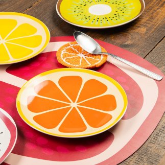 Villa D'Este Σετ 6 τμχ Πιάτο φρούτων από πορσελάνη Fruit Life 5921916