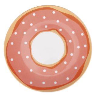 Villa D'Este Σετ 6 τμχ Πορσελάνινο Πιάτο Γλυκών Donuts 5921917