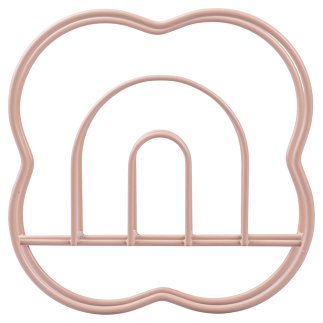 Villa D'Este Μεταλλική θήκη για χαρτοπετσέτες Mocha Mousse Flower 5922117