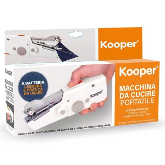 Kooper Φορητή Μηχανή Ραψίματος με Μπαταρία Kooper - Γρήγορο και Ανθεκτικό Ράψιμο με Συμπεριλαμβανόμενα Αξεσουάρ 5902846