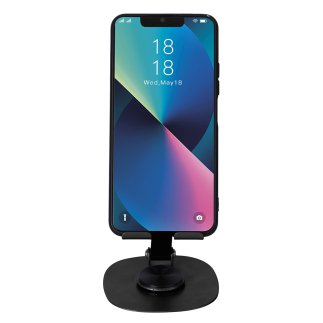 Kooper Ρυθμιζόμενη Βάση Στήριξης Smartphone από Περιστρεφόμενο Ανθρακούχο Χάλυβα, Μαύρο - Kooper 5920983
