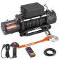 VEVOR Ηλεκτρικός Γερανός 12V για 6100 kg, με Συνθετικό Σχοινί και Ασύρματο Χειριστήριο (IP55) HCSDDJP13500KZ0O7001V9