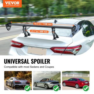 Ρυθμιζόμενη Αεροτομή Αυτοκινήτου VEVOR GT 43.3'' TYXWYLHJLHJD8ZQ27V0