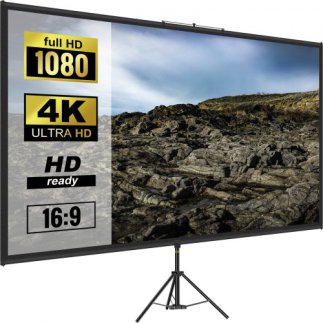 VEVOR Τρίποδο Οθόνη Προβολέα 60" 16:9 4K HD με Ρυθμιζόμενο Ύψος για Εσωτερική & Εξωτερική Χρήση  TYPMDZCY60169TJZJV0