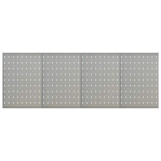 vidaXL Πλάτες Εργαλείων Τοίχου Διάτρητες 4 τεμ. 40 x 58 εκ. Ατσάλινες 145350