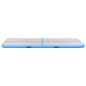 vidaXL Φουσκωτό Στρώμα Γυμναστικής Υψηλής Αντοχής - Γκρι/Μπλε, 300x100x10εκ., Με Αντλία 91913