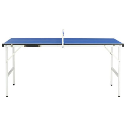 vidaXL Φορητό Τραπέζι Πινγκ Πονγκ 152x76x66 εκ. Μπλε 91946