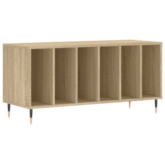 vidaXL Επιπλο Αποθήκευσης Δίσκων Βινυλίου 100x38x48 cm με Βιομηχανικά Σιδερένια Πόδια 831743