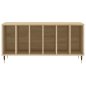 vidaXL Επιπλο Αποθήκευσης Δίσκων Βινυλίου 100x38x48 cm με Βιομηχανικά Σιδερένια Πόδια 831743