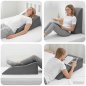 vidaXL Μαξιλάρι Καθίσματος Ποδιών 68x40x18cm σε Γκρι χρώμα 42020185 vidaXL Μαξιλάρι Καθίσματος Ποδιών 68x40x18cm σε Γκρι χρώμα 42020185