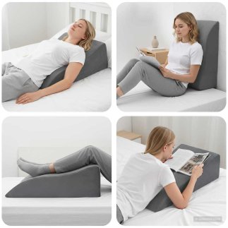 vidaXL Μαξιλάρι Καθίσματος Ποδιών 68x40x18cm σε Γκρι χρώμα 42020187