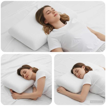 vidaXL Μαξιλάρι Ύπνου Polyester 60 x 40 x 13 εκ 42020227