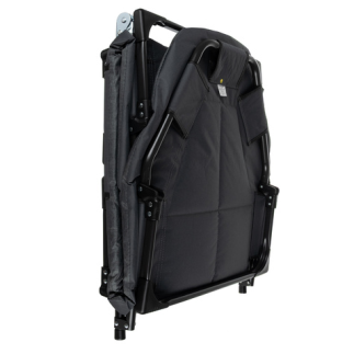 Πτυσσόμενο Κρεβάτι Camping με Στρώμα 200 x 65 x 30 cm Γκρι 25380 Trizand