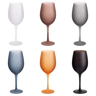 Villa D'Este Σετ 6 ποτήρια 650 ml από γυαλί με frosted εφέ Cala Dorada New 5903567