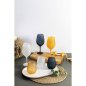Villa D'Este Σετ 6 ποτήρια νερού 600 ml από γυαλί με εφέ frosted Cala Dorada New 5903529