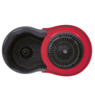 Galileo Super Mop περιστρεφόμενο, 16 λίτρα, επεκτάσιμος σωλήνας έως 110 εκ, μικροϊνες σε γκρι και κόκκινο χρώμα 5917609