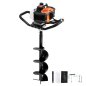 VEVOR Τρυπάνι Γαιών Βενζίνης 52CC 1450W με 8" Μύτη & 1 Προέκταση RYLXZ8YC1G52RTZUCV0