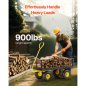 VEVOR Ατσάλινο Καρότσι Κήπου 900lb Βαρέως Τύπου με Ρόδες 10in ZXHYTCHH900L1UA7KV0