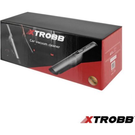 Xtrobb Σκουπάκι Αυτοκινήτου Στερεών με Ισχύ 100W Επαναφορτιζόμενο 12V Μπεζ 24263