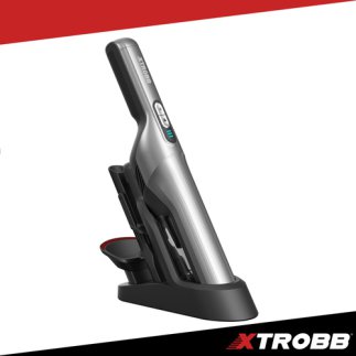 Xtrobb Σκουπάκι Αυτοκινήτου Στερεών με Ισχύ 100W Επαναφορτιζόμενο 12V Μπεζ 24263