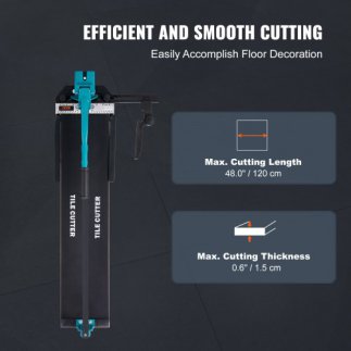 VEVOR Χειροκίνητος Κόφτης Πλακιδίων 1200mm με Τροχό Καρβιδίου Βολφραμίου και Υπέρυθρη Στόχευση KCZQGJMDDIY12IXM7V0