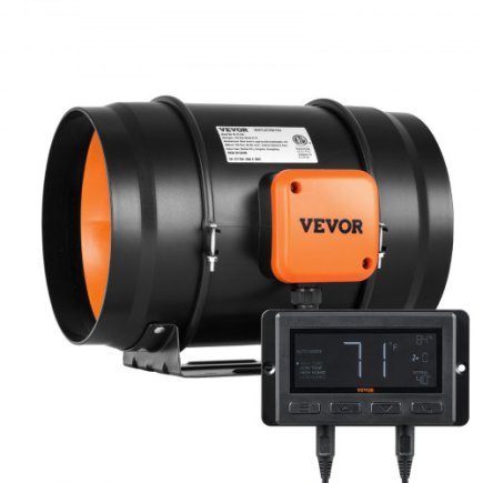 VEVOR 8" Αεραγωγός Εξαερισμού με Ρυθμιζόμενη Ταχύτητα  XLGDFJYCHSEC8T5SCV2