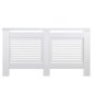 BAKAJI Κάλυμμα καλοριφέρ από ξύλο MDF 152x19x82cm Κάλυψη καλοριφέρ λευκό 02826251