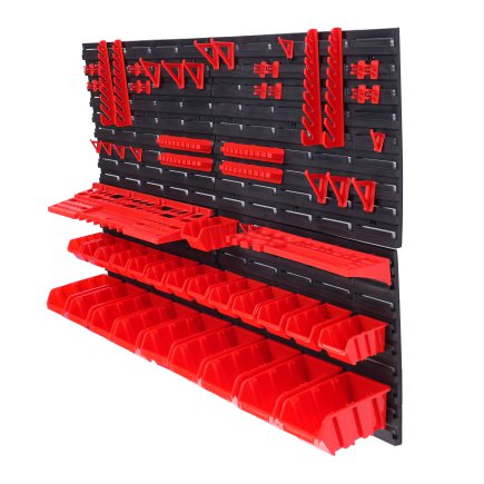 Kraft&Dele Πίνακας Οργάνωσης Εργαλείων Τοίχου 115 x 78 cm με 42 Εξαρτήματα KD-11860