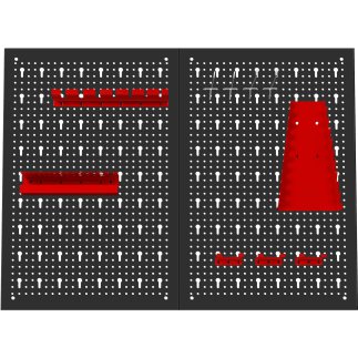 Kraft&Dele Πίνακας Οργάνωσης Εργαλείων Τοίχου 80 x 60 cm KD-11896