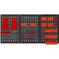 Kraft&Dele Πίνακας Οργάνωσης Εργαλείων Τοίχου120 x 60 cm με 18 Εξαρτήματα KD-11898 Kraft&Dele Πίνακας Οργάνωσης Εργαλείων Τοίχου120 x 60 cm με 18 Εξαρτήματα KD-11898
