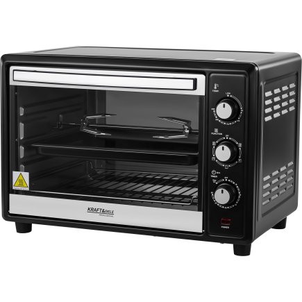Kraft&Dele Ηλεκτρικό Φουρνάκι 45lt με Λειτουργία Σούβλας και Αξεσουάρ 2000 W KD-4134