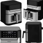 Kraft&Dele Φριτέζα Αέρος 2200W Air Fryer 8 lt KD-4109