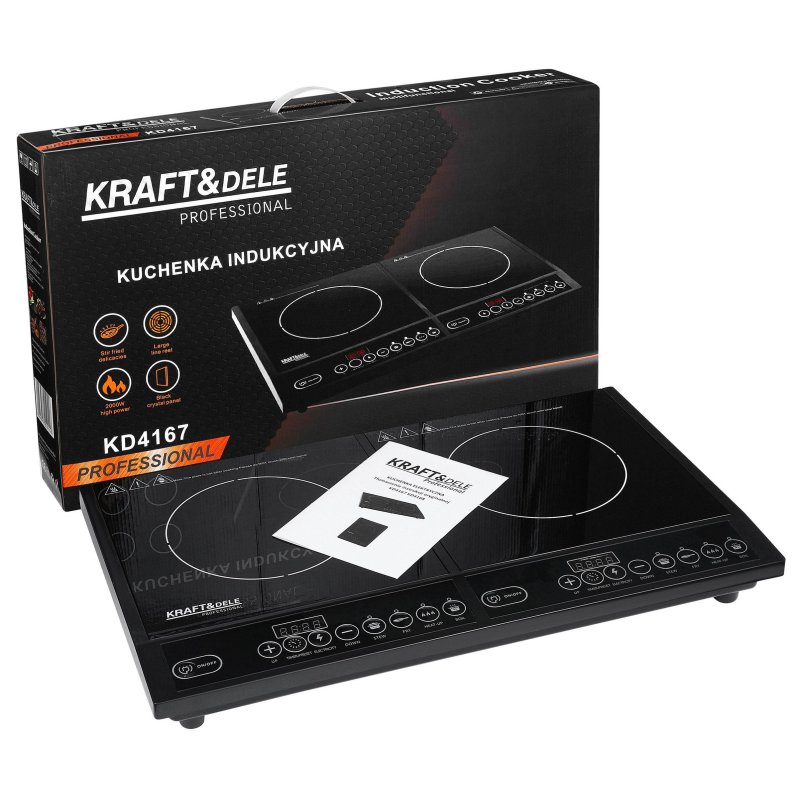 Kraft&Dele Επιτραπέζια Επαγωγική Εστία 2000W KD-4167 Kraft&Dele Επιτραπέζια Επαγωγική Εστία 2000W KD-4167