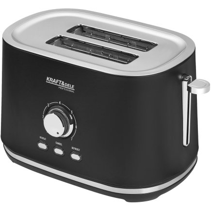 Kraft&Dele Φρυγανιέρα 2 Θέσεων 1000W για Ομοιόμορφο Ψήσιμο KD-4156