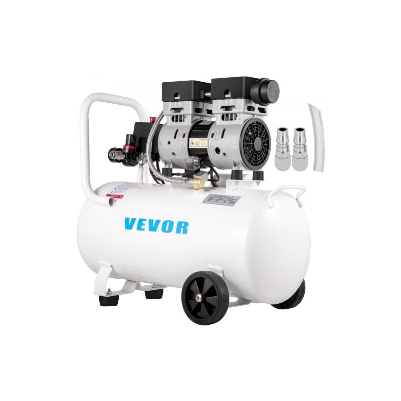 Συμπιεστής Αέρος VEVOR 11L, 1HP, Αθόρυβος, Χωρίς Λάδι, 8 bar WSKYJ750-50L00001V2