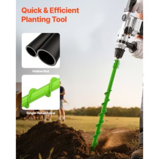 VEVOR Τρυπάνι Auger 1.57 x 31.1 ιντσών για Δημιουργία Τρυπών στη Γη LXZZT1G40MM8XCZDM001V0