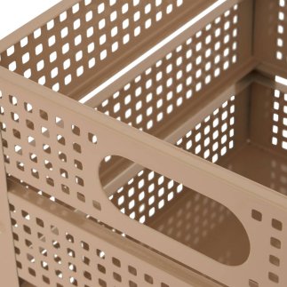 Atmosphera Μεταλλικό Σετ Κουτιών Αποθήκευσης 35x35x30 εκ. 211534A