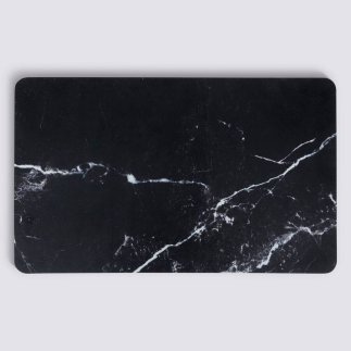 5FIVE Simply smart Αντιολισθητικό Χαλί 75 × 45 cm με εφέ Μαύρο Μάρμαρο 202470A-BMarble