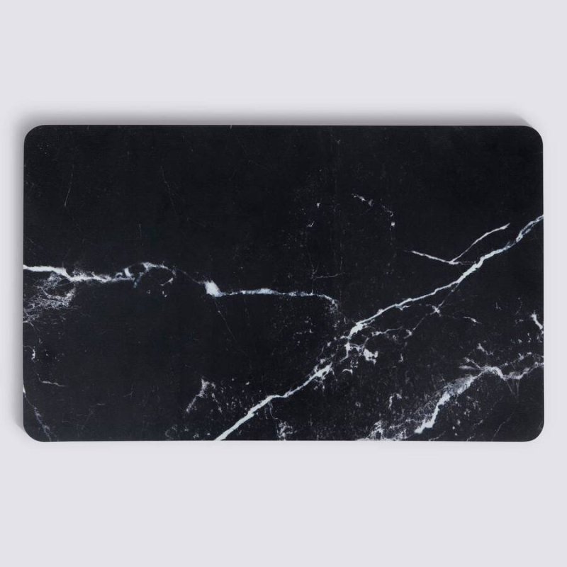 5FIVE Simply smart Αντιολισθητικό Χαλί 75 × 45 cm με εφέ Μαύρο Μάρμαρο 202470A-BMarble