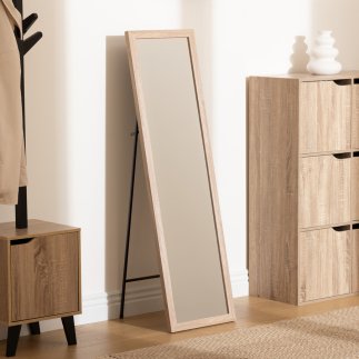 5FIVE Simply smart Καθρέφτης Δαπέδου Πλήρους Υψούς 125 cm Φυσικό Ξύλο 121110A-Oak